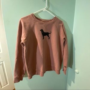 The Black Dog Legacy Collection pink crewneck